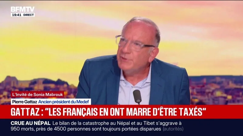 "La situation économique est catastrophique", affirme Pierre Gattaz, ancien président du Medef