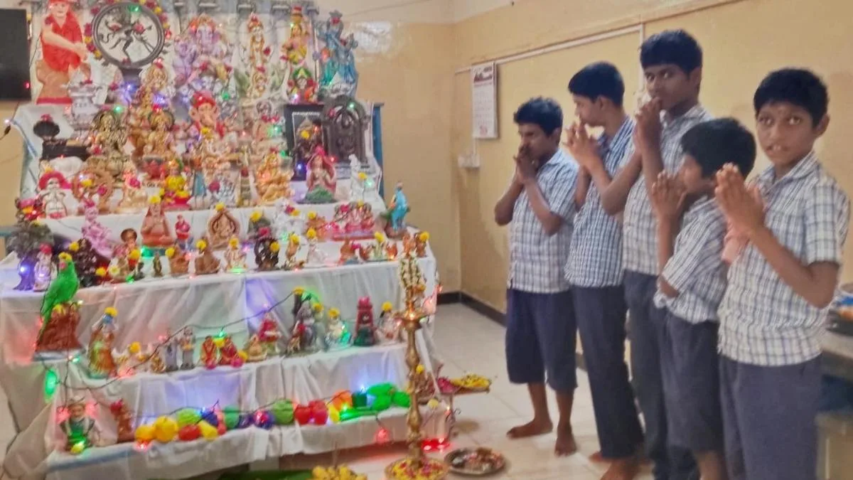 Children of special school celebrate ‘Navarathri golu’ with joy