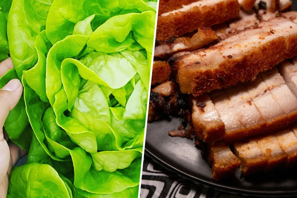 Hemos conseguido convertir una lechuga en una fábrica molecular. Acto seguido, la hemos puesto a fabricar carne de cerdo