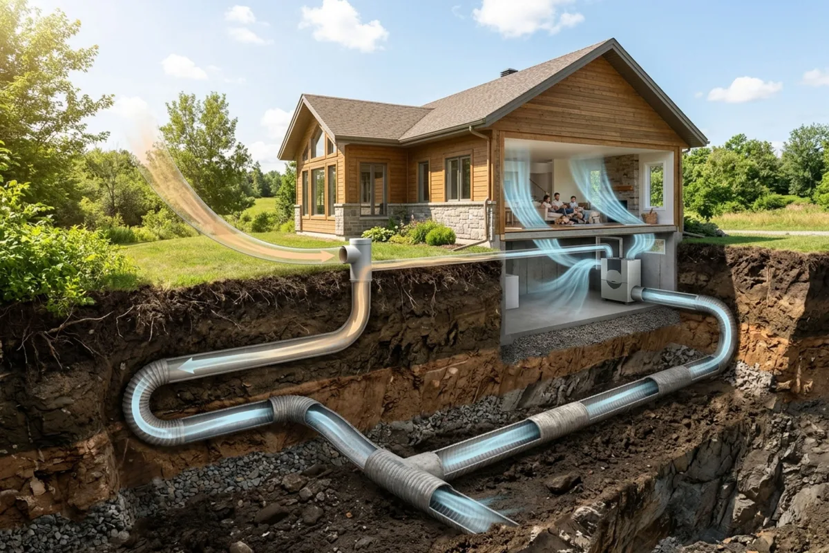 Pozo canadiense: así funciona el sistema que climatiza una casa con la temperatura del suelo
