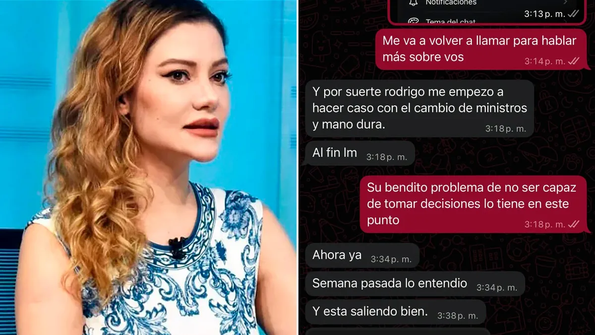 Los chats de Nadia Beller que complican a Fernando Cerimedo y el mensaje del presidente Rodrigo Paz sobre el caso