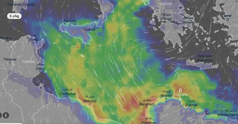 Há “furacão” a surgir no Mediterrâneo. O que é um medicane?