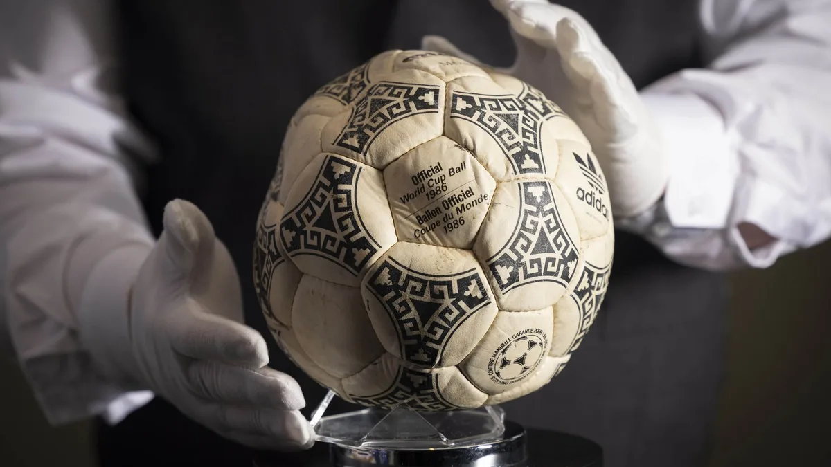 Maradona 'Hand of God' football sells for £2.5m