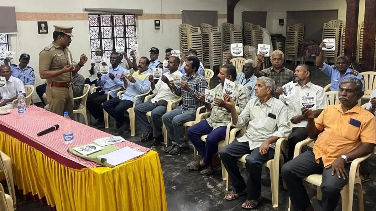 Coimbatore city police launch ‘Police Eyes’ private security guards crime prevention network