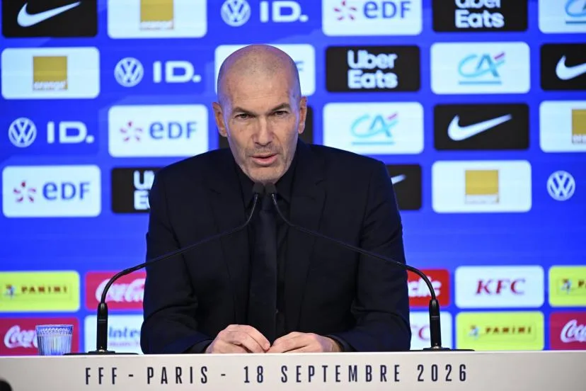 Guillaume Restes, Andy Diouf, Jérémy Jacquet, Lucas Da Cunha et Estéban Lepaul, nouveaux joueurs convoqués par Zinédine Zidane pour sa première liste comme sélectionneur des Bleus