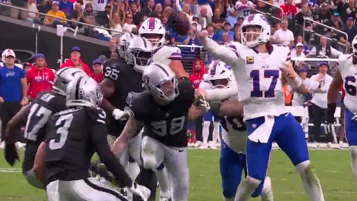 Gotta See It: Bills’ Allen flips underhand pass to Coleman for incredible TD