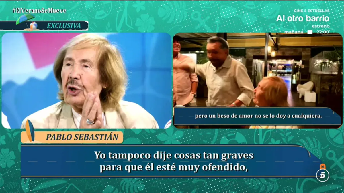 El reencuentro de Parada y Pablo Sebastián tras años de enemistad: "Tampoco dije cosas tan graves para que él esté tan ofendido"