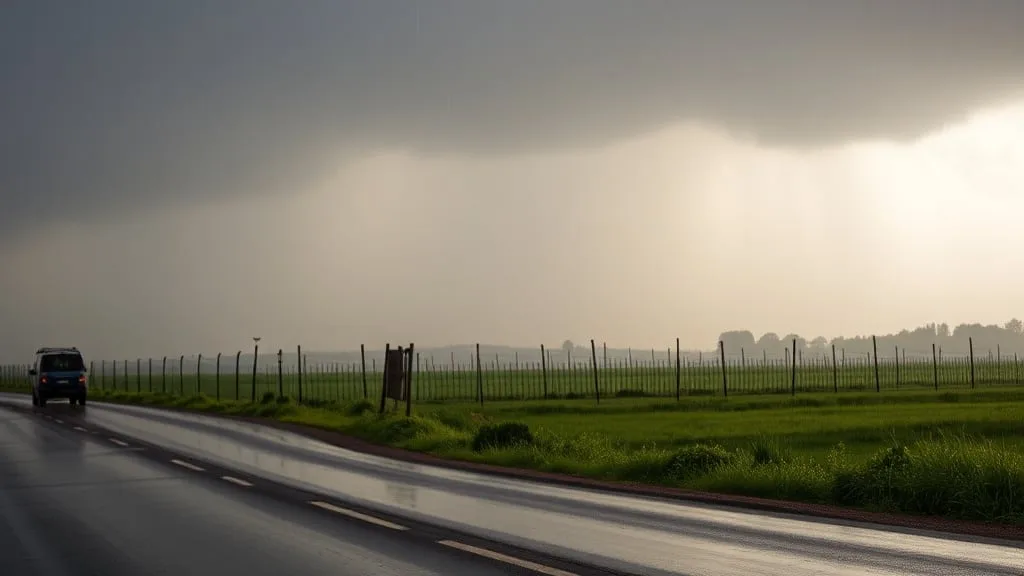 Hay alerta amarilla por lluvias para este martes 25 de agosto en Río Negro: las zonas afectadas