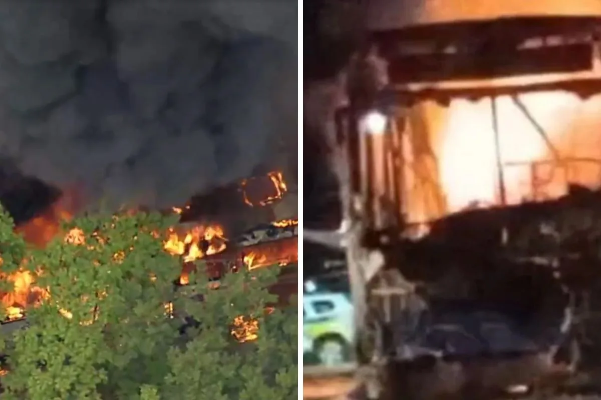 Dois ônibus pegam fogo em menos de 24 horas em MG; polícia suspeita de ação criminosa
