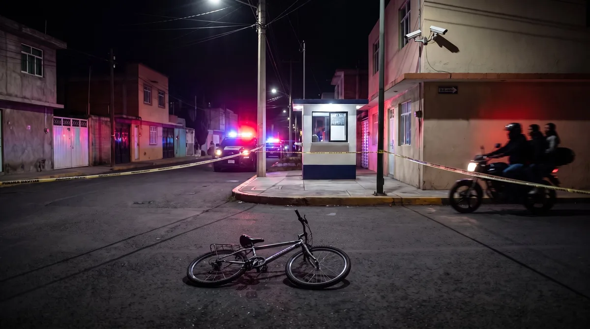 Pese a inversión de más de 15 mdp en videovigilancia, asesinan a ciclista cerca de un módulo policial en Tizayuca