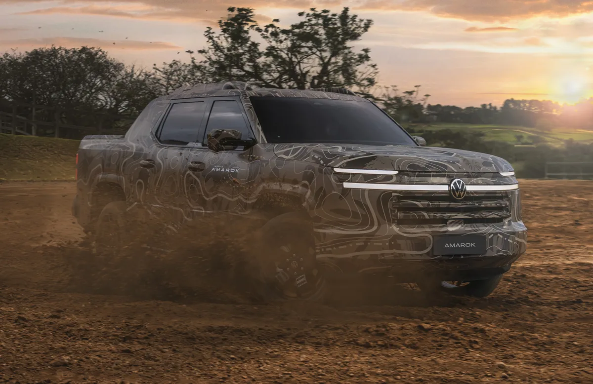 Nova Volkswagen Amarok chega em 2027 e será ainda mais potente