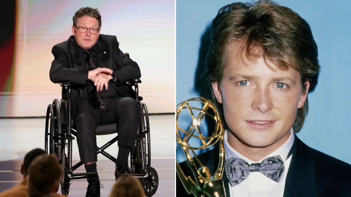 Michael J. Fox’s emotional Emmys speech sparks standing ovation as he accepts Bob Hope Humanitarian award