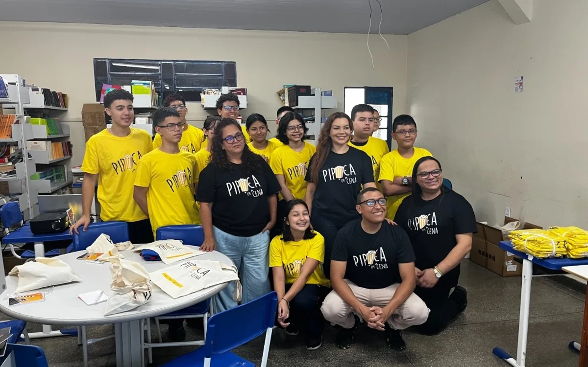 Pipoca em Cena volta a Manaus e inicia oficinas de audiovisual com estudantes da rede pública