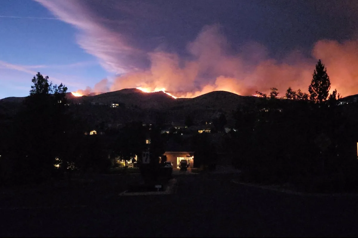 Fast-moving wildfire in Nevada forces nearly 90,000 to evacuate was human caused, sheriff says