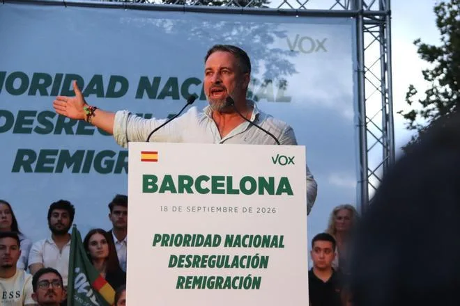 Abascal asegura que el independentismo ya no es una "amenaza" en Catalunya y pide el voto contra la "islamización" del territorio