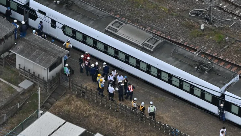 "Un freinage brutal": quatre ouvriers meurent percutés par un train au Japon alors qu'ils désherbaient une voie ferrée