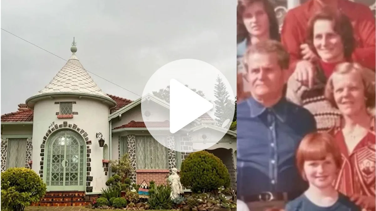 VÍDEO: Castelinho construído por casal há 75 anos esconde segredos guardados na arquitetura em SC