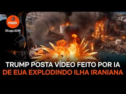 Trump chama de “estúpida” pergunta sobre bomba atômica no Irã