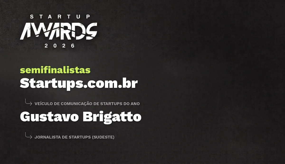 Startups é semifinalista em duas categorias do Startup Awards 2026