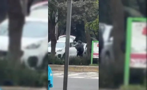 Captan en video asalto a mano armada en Lomas de Chapultepec; autoridades investigan y analizan cámaras