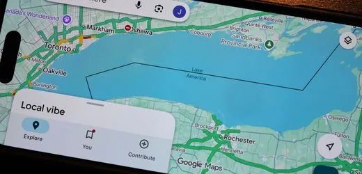 Donald Trump verfügt Umbenennung von Lake Ontario - Google Maps zeigt »Lake America«