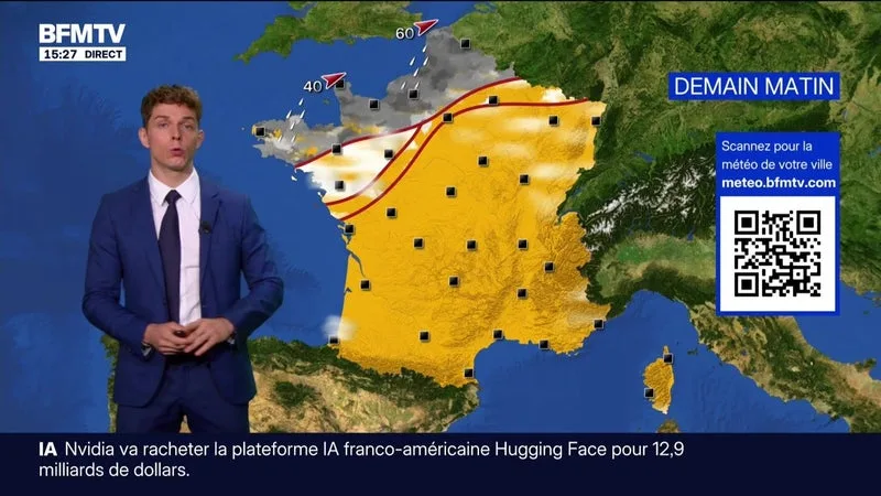 La météo pour ce vendredi 4 septembre 2026
