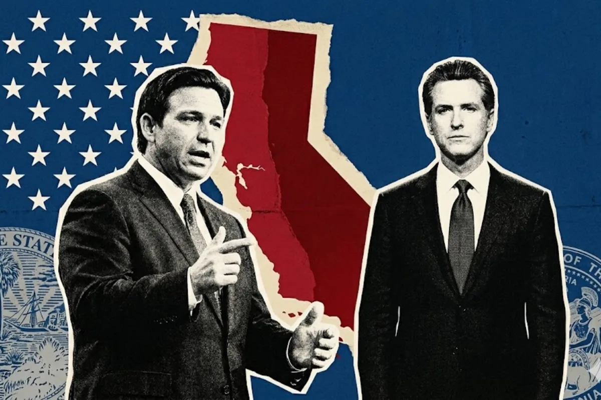 DeSantis y su chicana a Newsom por los autos Tesla: “California quiere obligar a que todos los carros sean eléctricos”