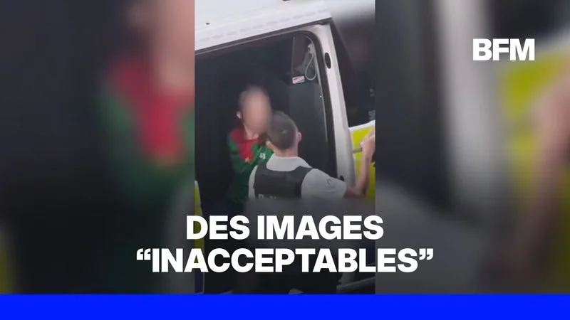 En Belgique, un agent de police filmé en train de gifler une femme menottée