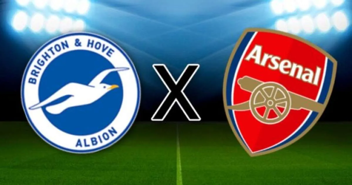 Brighton x Arsenal pela Premier League: onde assistir ao vivo, horário e escalação