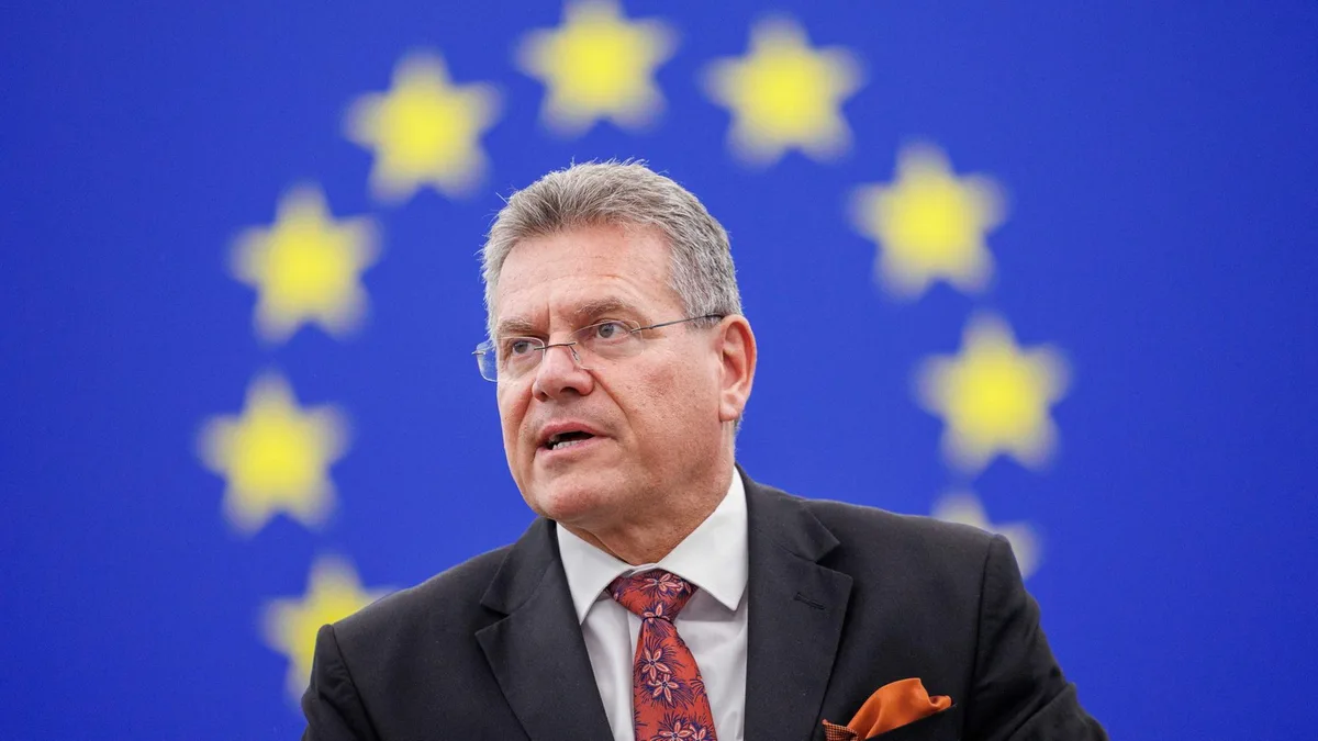 Hohe Erwartungen an Besuch von EU-Handelskommissar Sefcovic in Peking