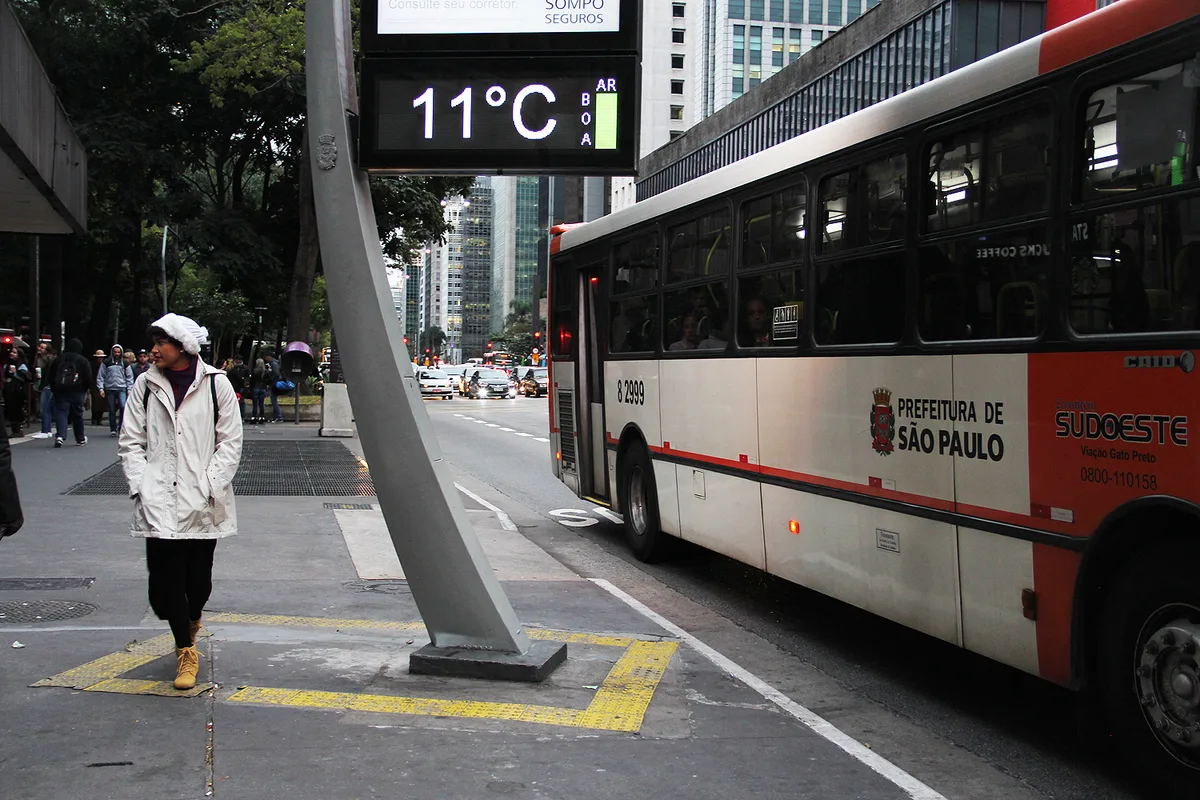 Previsão do tempo: sensação térmica em São Paulo pode chegar a 11ºC neste sábado, 22