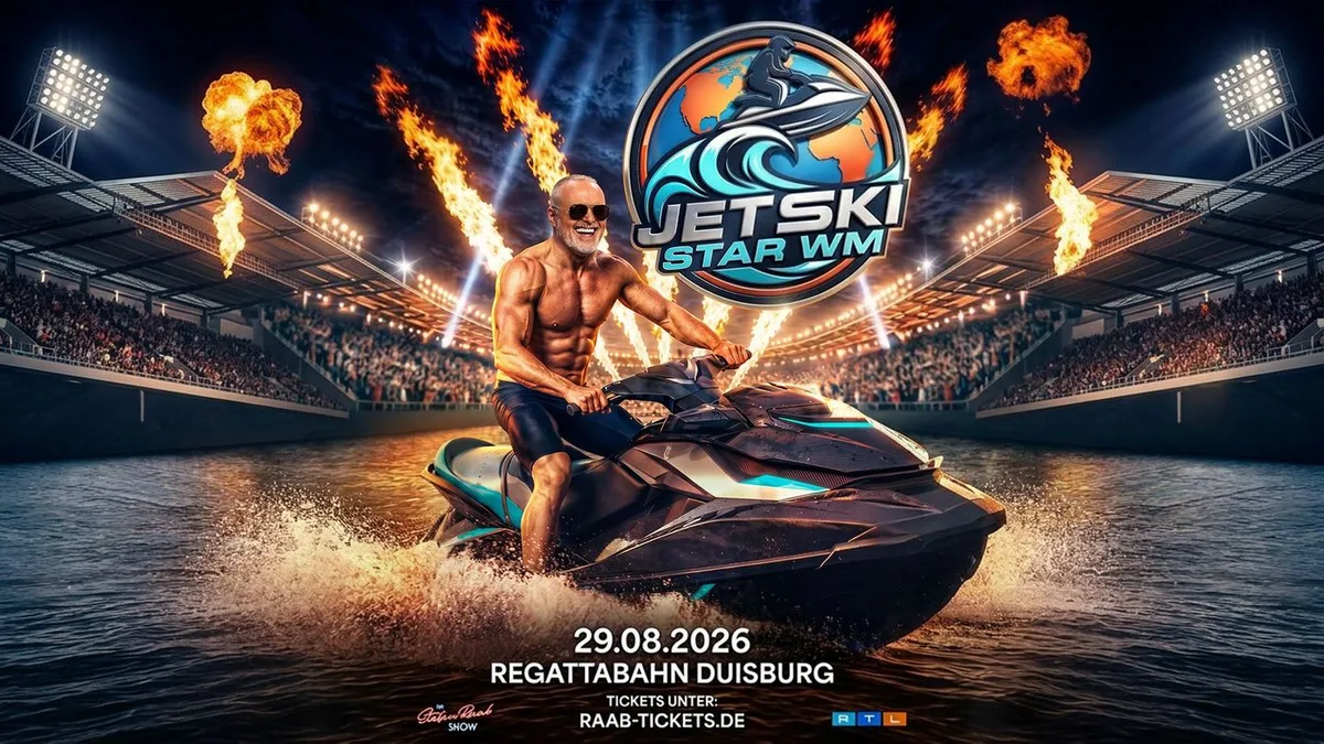 "Jetski Star WM": Raabs neues Wasser-Action-Spektakel