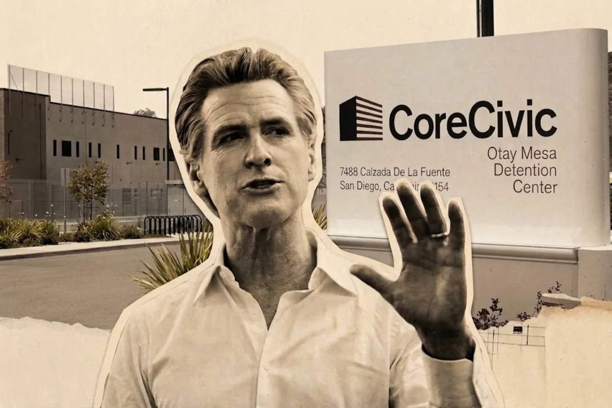 A la firma de Newsom: una ley busca atacar el negocio detrás de los centros de detención de inmigrantes en California