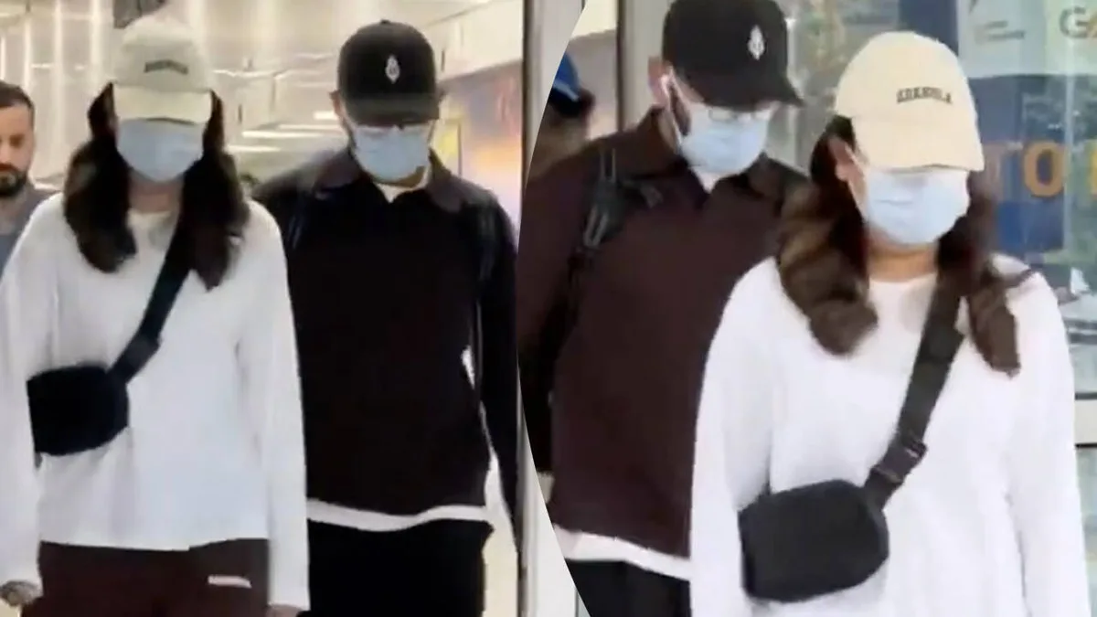 Anushka and Virat SPOTTED at Delhi Airport - WATCH