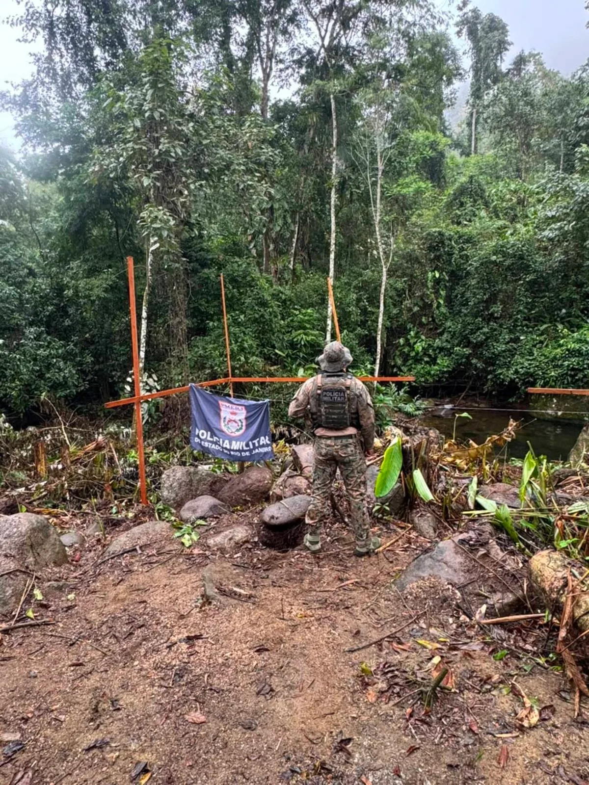 Polícia Ambiental identifica degradação em área de preservação permanente em Paraty