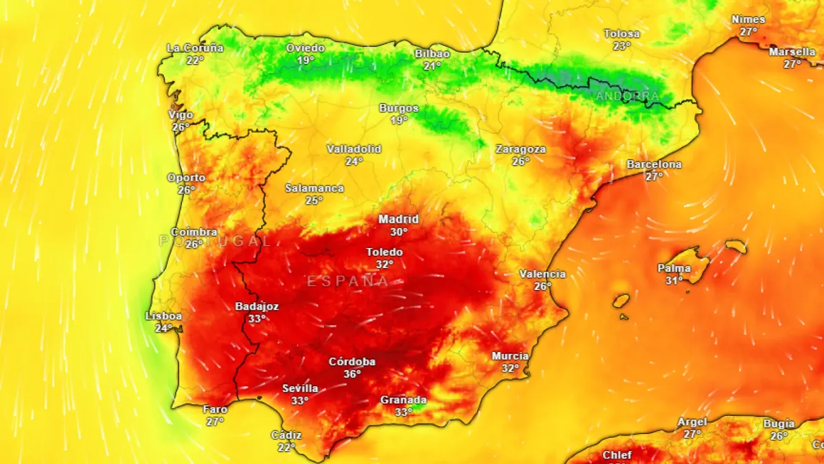 Zarpazo otoñal: una vaguada causará fuertes tormentas y un desplome de las temperaturas de hasta 12º C este miércoles