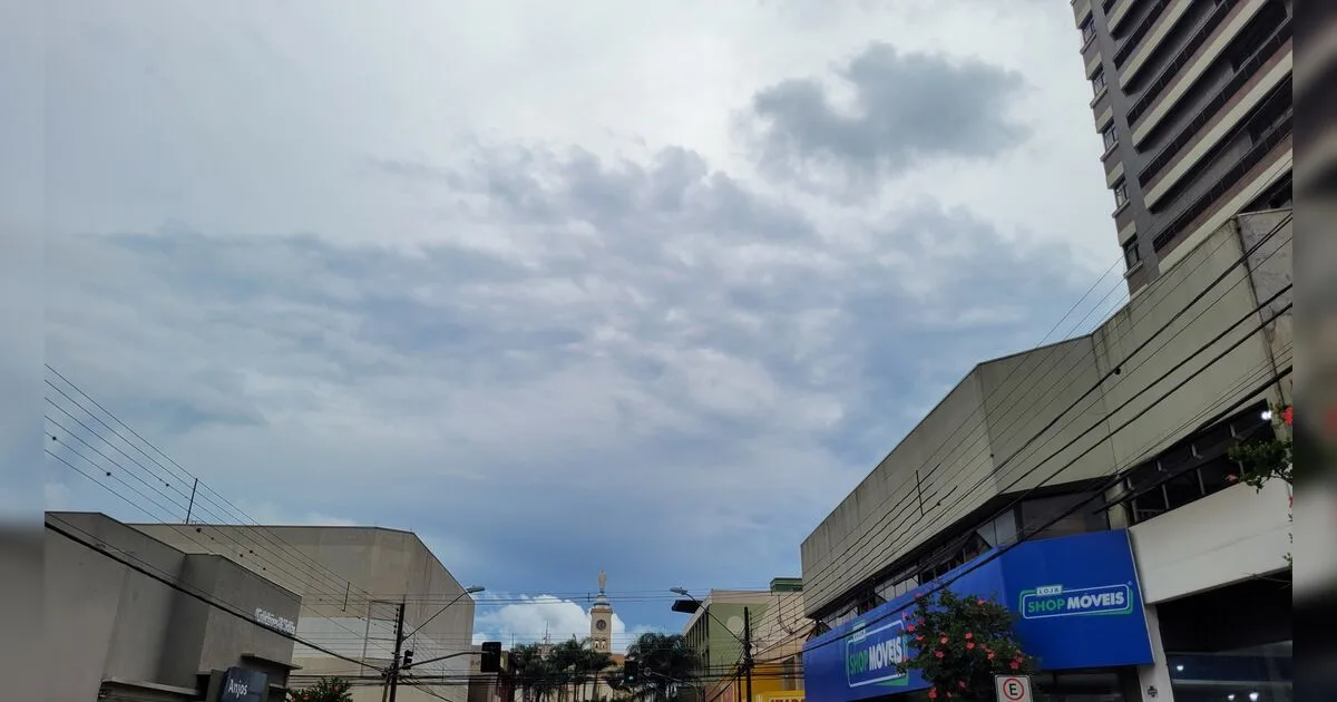 Apucarana terá sexta-feira nublada e mínima de 14°C