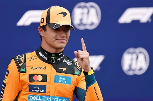 Norris puts McLaren on pole at Zandvoort