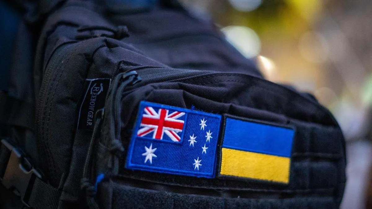 Australians stand with Ukraine to mark independence