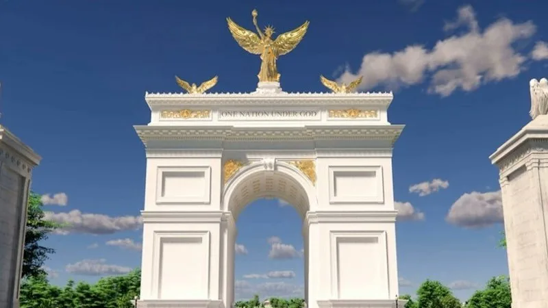 Trump arch to double as military complex