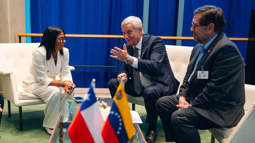 Migrantes, elecciones y la reconstrucción de Venezuela: Habló el presidente de Chile tras reunión con Delcy Rodríguez