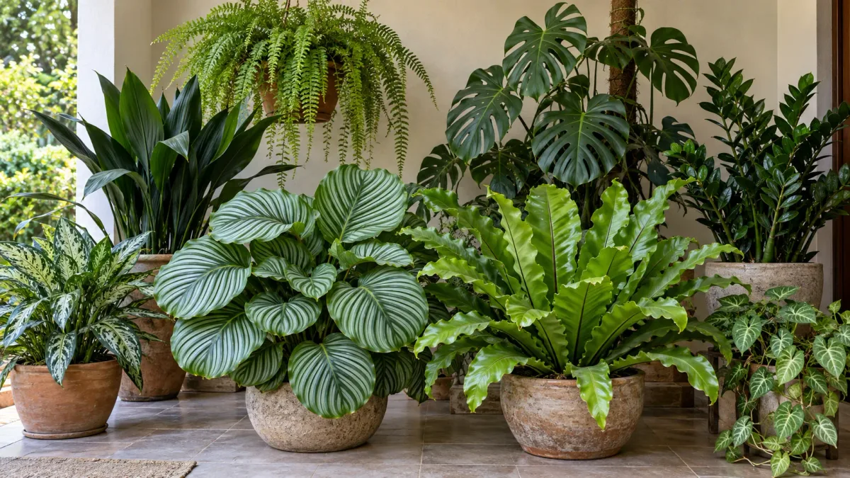 8 plantas de sombra que produzem folhagens marcantes e preenchem áreas onde flores de sol dificilmente sobrevivem