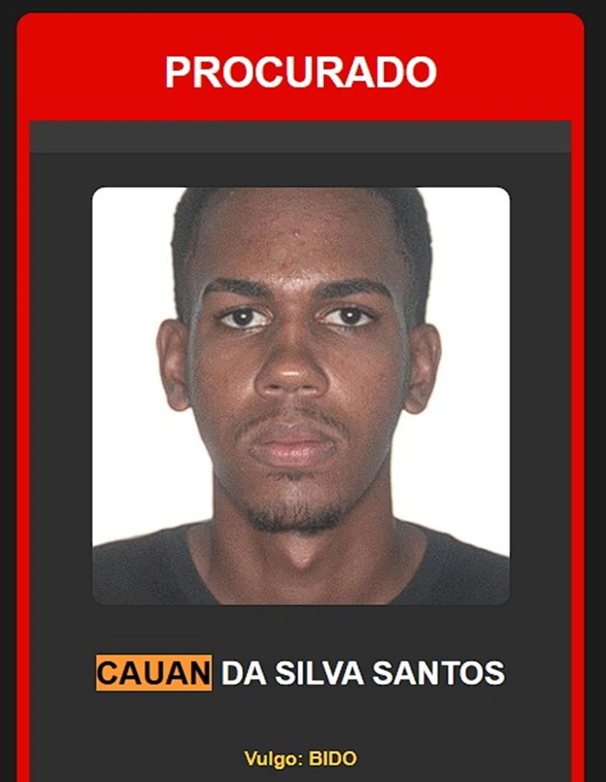 Polícia Civil divulga foto de um dos suspeitos de matar ex-jogador do São Paulo em Maceió