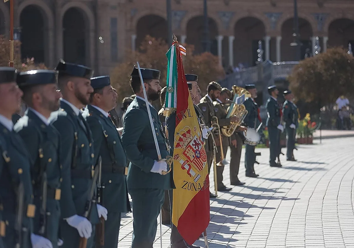 La Guardia Civil celebra su día honrando a los agentes muertos en Huelva y los despliegues de Adamuz y Ceuta
