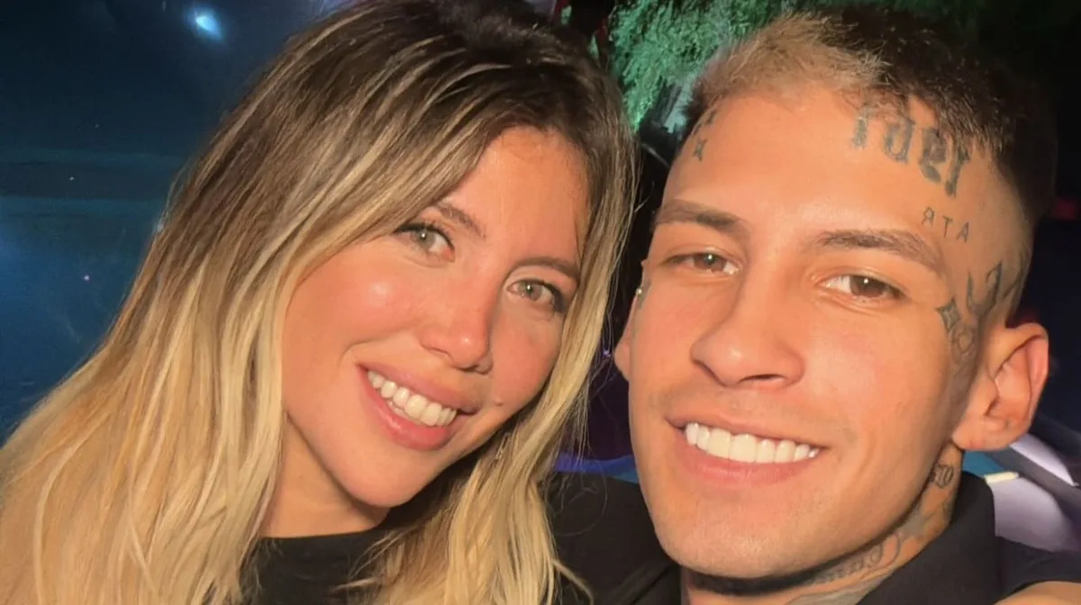 El inesperado gesto de L-Gante al ver las fotos eróticas que Wanda Nara publicó en sus redes