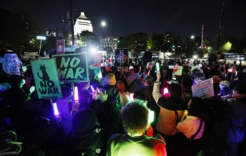 "방위 말고 방재를"…日 도쿄에서 대규모 '전쟁·개헌반대' 집회