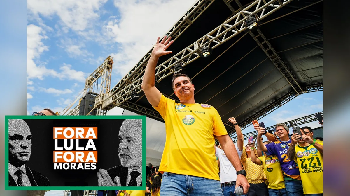 Lula na defensiva, Flávio no ataque: como a crise no STF já afeta as campanhas eleitorais