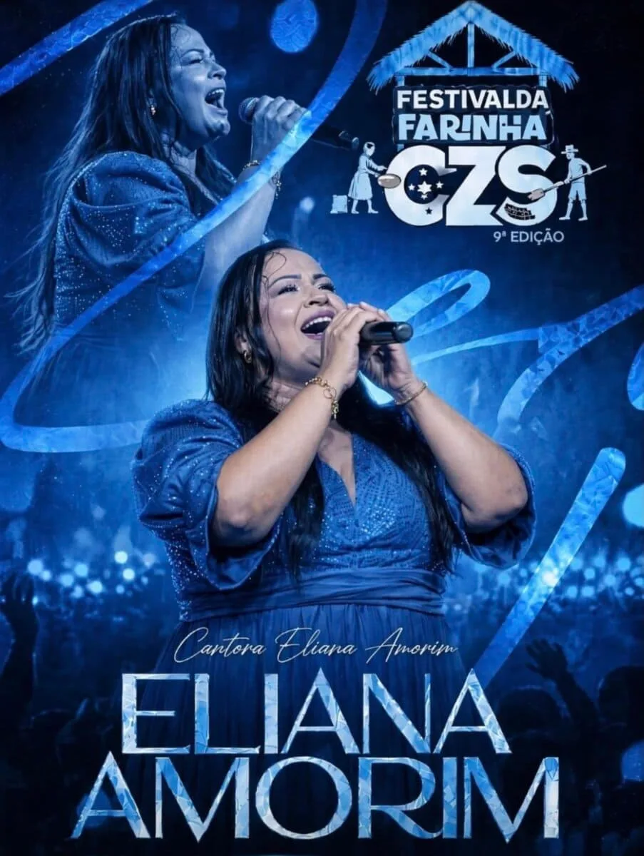 ‘Noite de Bênçãos’ terá fé e louvor no Festival da Farinha com Eliana Amorim e Banda Catholicus