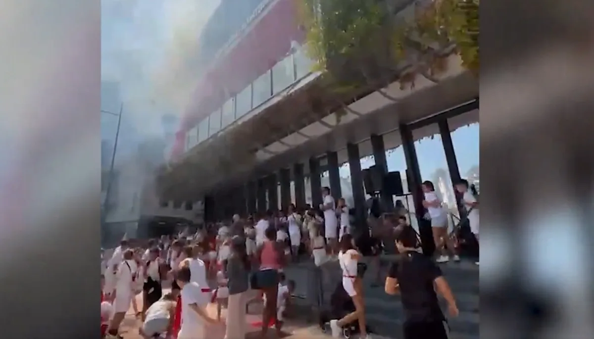 Más de 40 heridos al estallar varios cohetes entre la multitud en las fiestas de Noáin (Navarra) durante el chupinazo