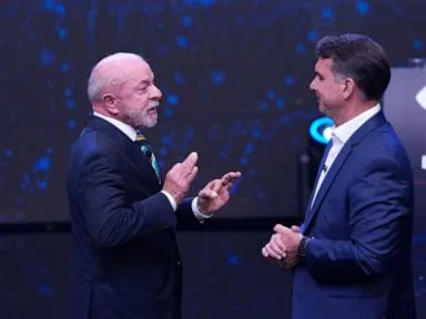 Brazil's Lula and Flávio Bolsonaro trade barbs in 1st debate only days before presidential runoff